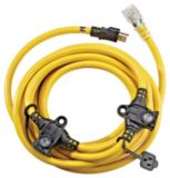 25-ft. 12/3 Multi-Outlet Extension Cord