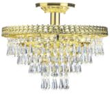Jubilee 3+1 Semi-Flush Mount Light