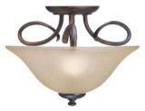 Home Collection Cecilia 2-Light Semi-Flush...