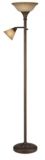 For Living Torchiere with Reading Light Floor Lamp