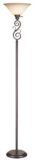For Living Scroll Torchiere Floor Lamp