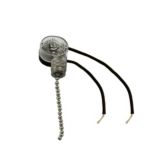 Atron Satin Nickel Fan Light Switch