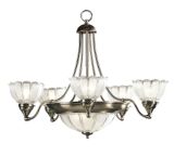 Cambridge Antique 6-Light Brass Chandelier