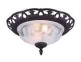 Victorian Series 13 in. Flush Mount
