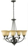 For Living Sabrina 5-Light Bronze Chandelier