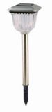 Lampes solaires Emerald en m�tal, paq. 4