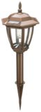 NOMA 3-Pk Solar Coach Lights, Brownstone Collection
