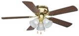 Hugger Ceiling Fan, 42 in.