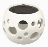 Solar Tea Lantern, Black & White
