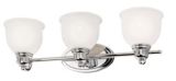 Debbie Travis Madison 3-Light Vanity, Chrome
