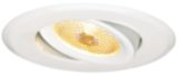Recessed 5-in. Light, White Stainless Steel