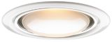 Luminaire encastr�, 5 po, blanc et chrome