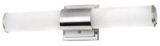 Debbie Travis Linea 2-Light Vanity, Chrome