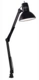 Lampe de bureau � bras pivotant, noir