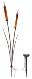 Lampe solaire de jardin, roseaux