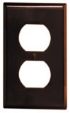 Leviton Duplex Receptacle 1-Gang Wallplate