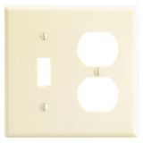 Leviton 2-Gang Toggle/Duplex Combination W...