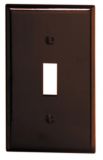 Leviton Toggle Switch 1-Gang Wallplate