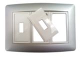 Euroloft Aluminum 3 Gang Retro Fit Plate