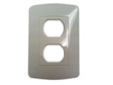Euroloft White Receptacle Plate