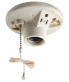 Leviton Medium Base Outlet Box Mount Incan...