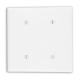 Leviton 2-Gang Blank Wallplate