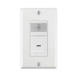 Leviton Single-Pole Motion Sensor Switch, White
