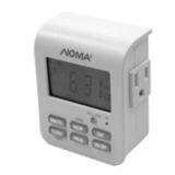 Noma Indoor Heavy Duty Grounded Timer with 2 Outlets
