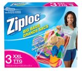 Sacs de rangement Ziploc g�ants, paq. 3
