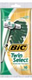 Rasoirs BIC Twin Silky, peau sensible
