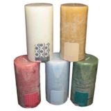 Debbie Travis Dramatic Candle, 3x6-inch