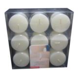 Debbie Travis Unscented Votive Candle, 9-pack