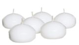 Adobe Basics White Floating Candles, 20-Pk