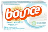 Bounce Free and Sensitive Fabric Softener Sheets