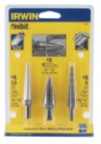 Irwin Unibit Step Drill 3-piece Bit Set