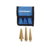 Mastercraft Step Drill Set, 3-pc