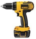 DeWALT 18V Cordless Compact Drill, 1/2-in