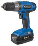 Perceuse Ni-Cd Mastercraft, 18 V
