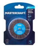 Wolfcraft Mini Abrasive Flap Brush, 3-in
