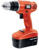 Black & Decker 18V Cordless NiCad Drill/Driver with Accessories