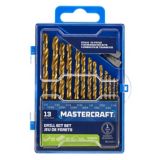 Mastercraft 13-piece Titanium Drill Bit Set