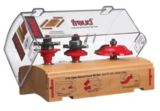 Freud 3-piece Cabinet Router Bit Set