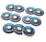 Ensemble de disques � lamelles et de disques polisseurs Mastercraft, paq. 11