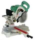 Scie � onglets mixtes coulissante double Hitachi, avec laser