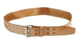 Double-roller Leather Belt
