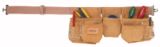 Ceinture de menuisier Mastercraft en cuir refendu