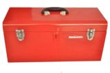Mastercraft Red Metal Toolbox, 20-in