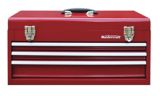 Mastercraft Red Metal 3 Drawer Chest, 21-in