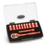 Stanley 12-Piece Red Jumpstart Socket Set