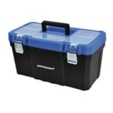 Mastercraft 22-in Tool Box with Tray Top